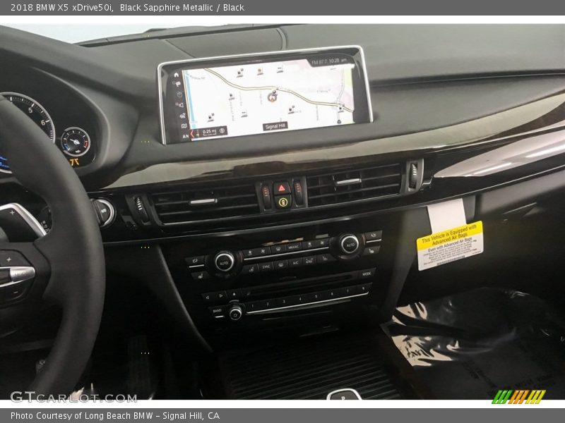 Black Sapphire Metallic / Black 2018 BMW X5 xDrive50i