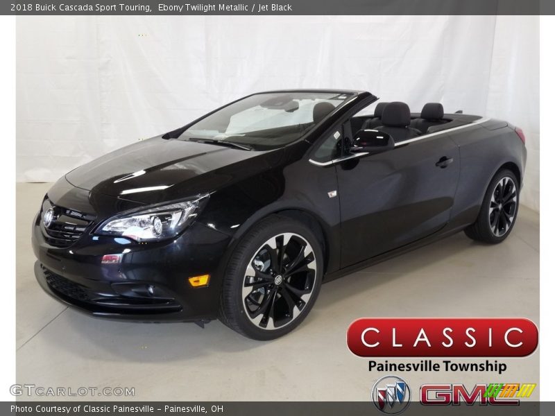 Ebony Twilight Metallic / Jet Black 2018 Buick Cascada Sport Touring