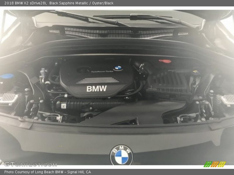 Black Sapphire Metallic / Oyster/Black 2018 BMW X2 sDrive28i