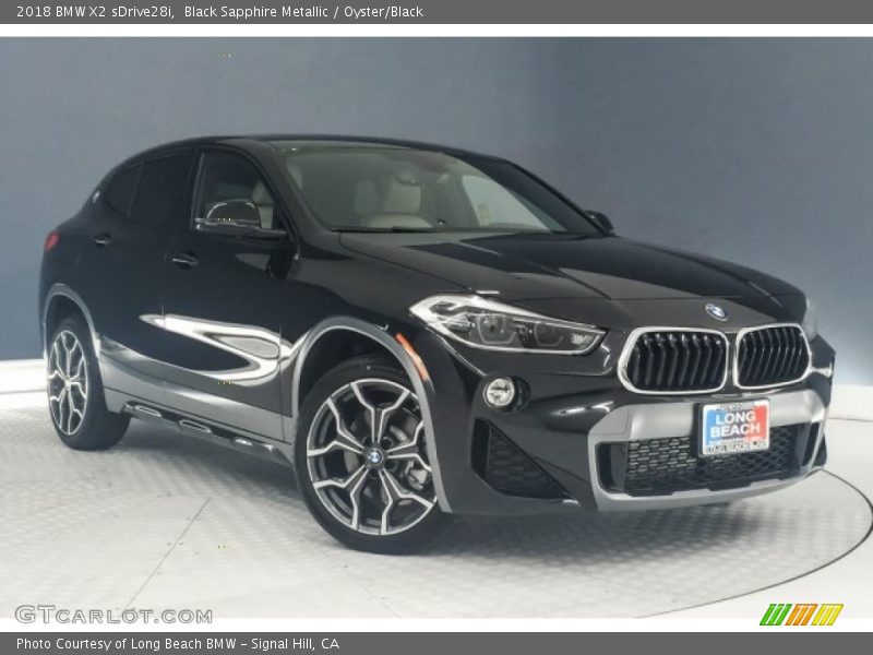 Black Sapphire Metallic / Oyster/Black 2018 BMW X2 sDrive28i