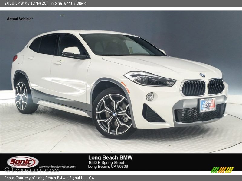 Alpine White / Black 2018 BMW X2 sDrive28i