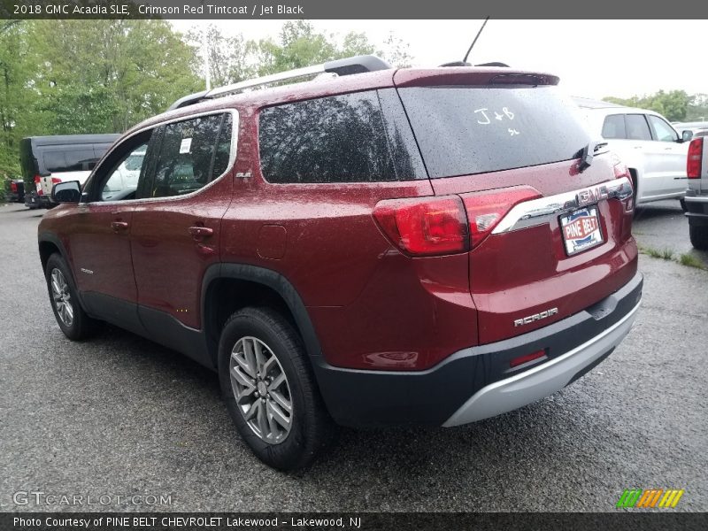 Crimson Red Tintcoat / Jet Black 2018 GMC Acadia SLE