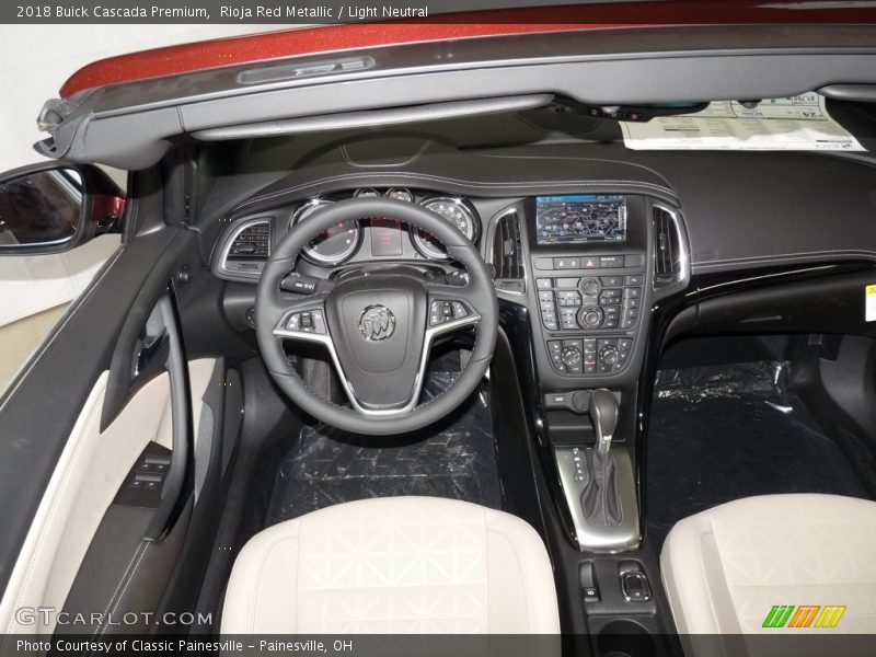 Dashboard of 2018 Cascada Premium