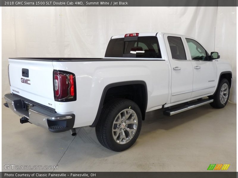 Summit White / Jet Black 2018 GMC Sierra 1500 SLT Double Cab 4WD