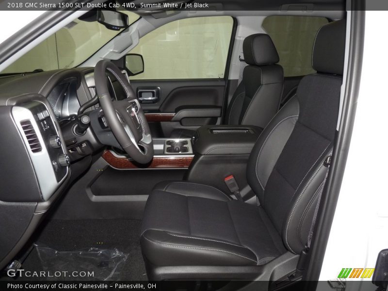 Summit White / Jet Black 2018 GMC Sierra 1500 SLT Double Cab 4WD