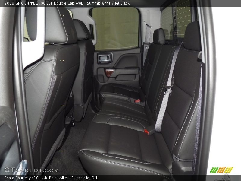 Summit White / Jet Black 2018 GMC Sierra 1500 SLT Double Cab 4WD