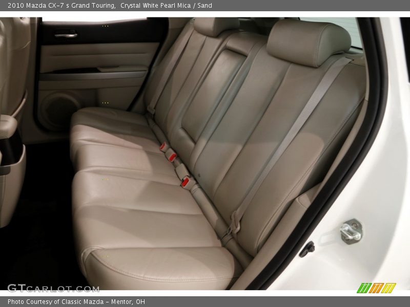 Crystal White Pearl Mica / Sand 2010 Mazda CX-7 s Grand Touring