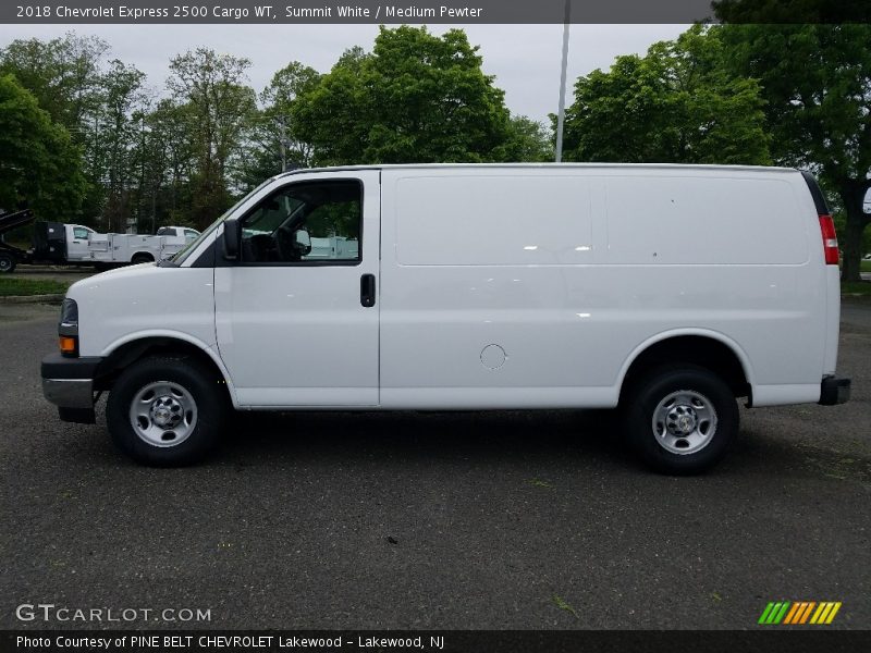 Summit White / Medium Pewter 2018 Chevrolet Express 2500 Cargo WT