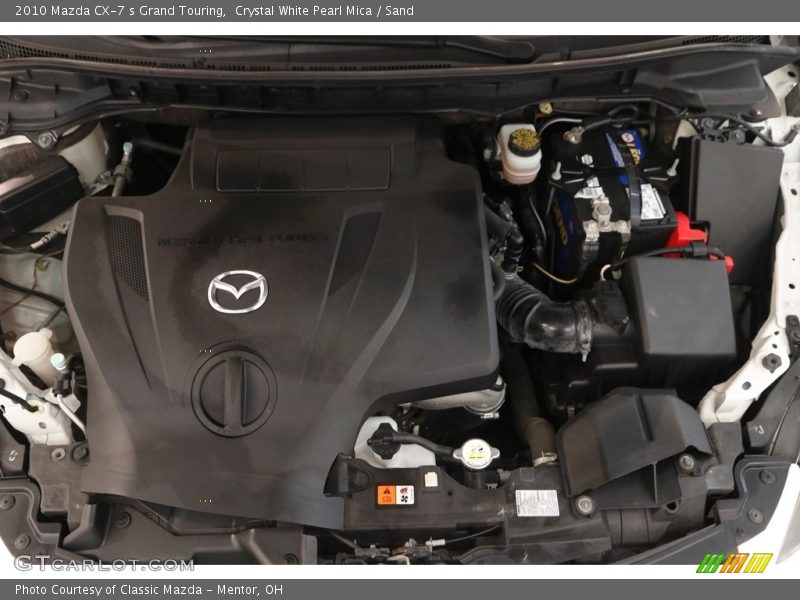 Crystal White Pearl Mica / Sand 2010 Mazda CX-7 s Grand Touring