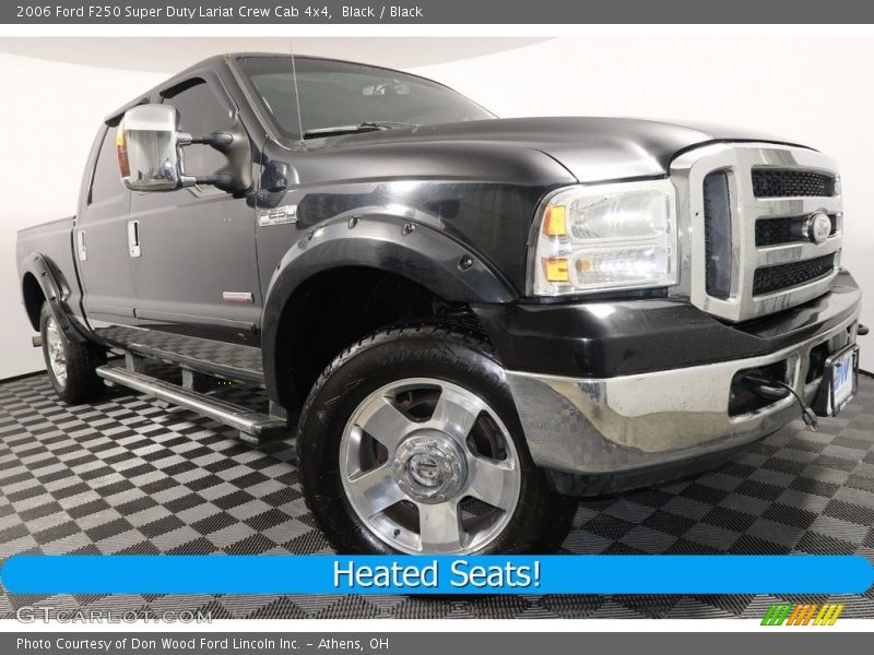 Black / Black 2006 Ford F250 Super Duty Lariat Crew Cab 4x4