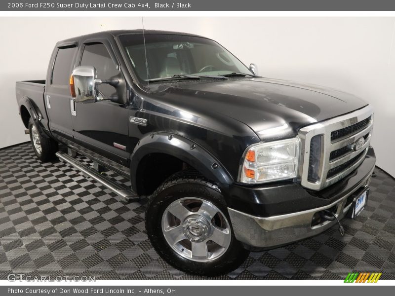 Black / Black 2006 Ford F250 Super Duty Lariat Crew Cab 4x4