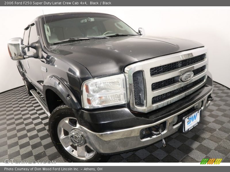 Black / Black 2006 Ford F250 Super Duty Lariat Crew Cab 4x4