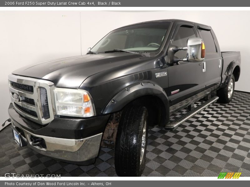 Black / Black 2006 Ford F250 Super Duty Lariat Crew Cab 4x4