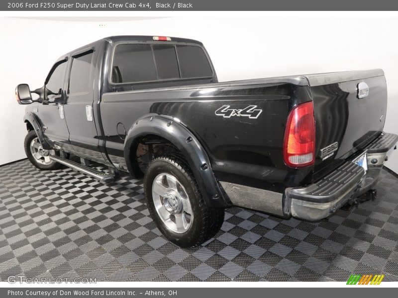 Black / Black 2006 Ford F250 Super Duty Lariat Crew Cab 4x4