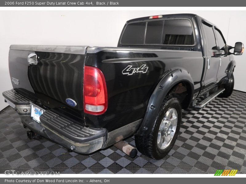 Black / Black 2006 Ford F250 Super Duty Lariat Crew Cab 4x4