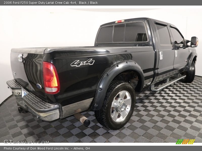 Black / Black 2006 Ford F250 Super Duty Lariat Crew Cab 4x4