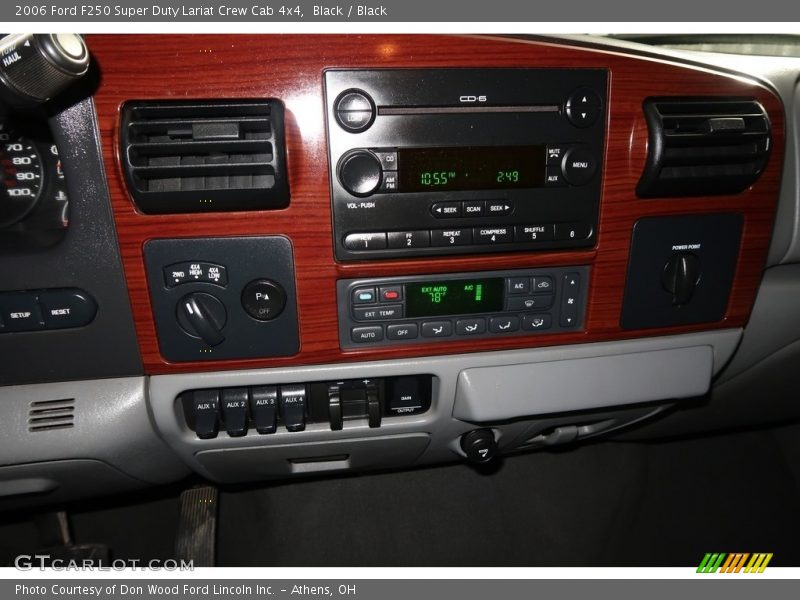 Black / Black 2006 Ford F250 Super Duty Lariat Crew Cab 4x4