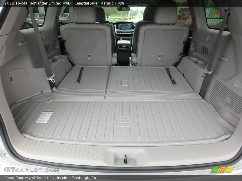 Celestial Silver Metallic / Ash 2018 Toyota Highlander Limited AWD