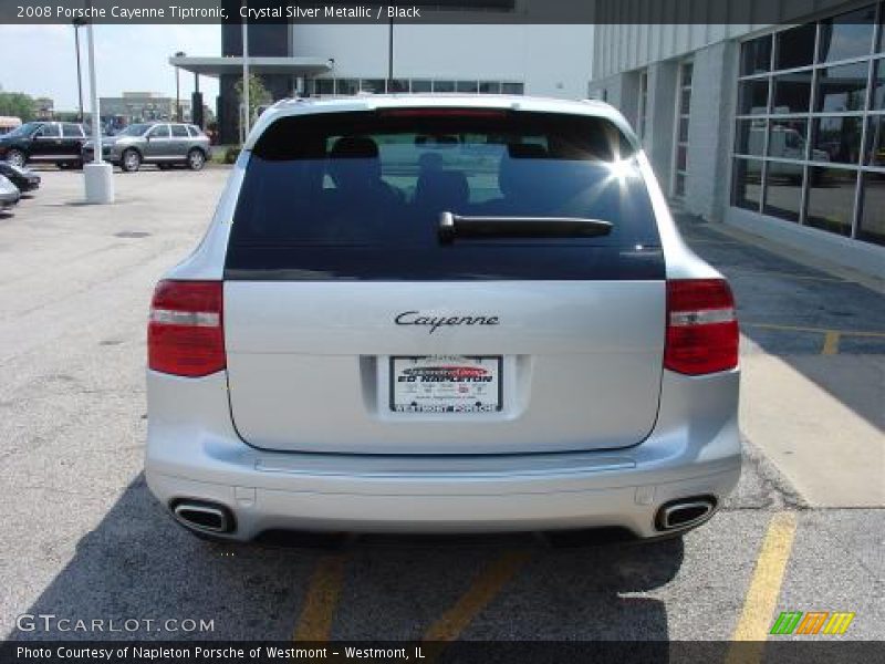 Crystal Silver Metallic / Black 2008 Porsche Cayenne Tiptronic