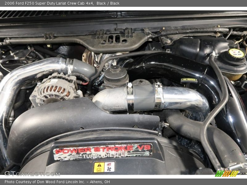 Black / Black 2006 Ford F250 Super Duty Lariat Crew Cab 4x4