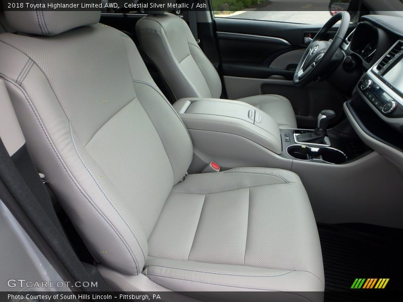 Celestial Silver Metallic / Ash 2018 Toyota Highlander Limited AWD