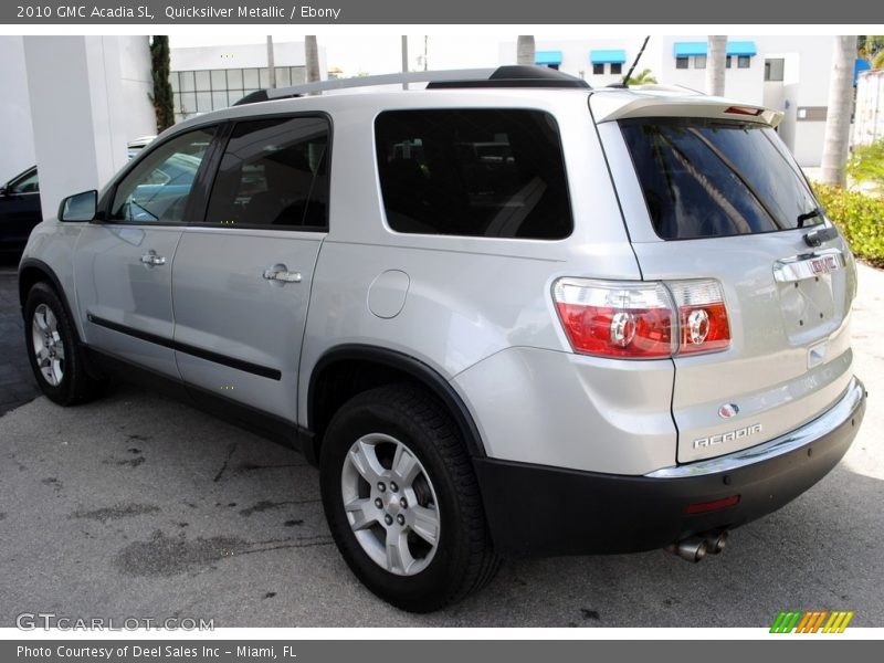 Quicksilver Metallic / Ebony 2010 GMC Acadia SL