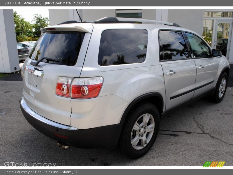 Quicksilver Metallic / Ebony 2010 GMC Acadia SL