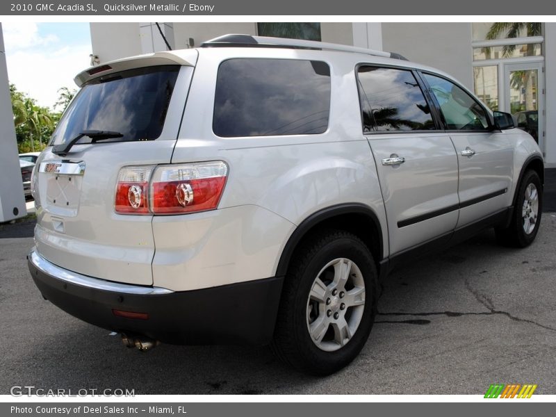 Quicksilver Metallic / Ebony 2010 GMC Acadia SL