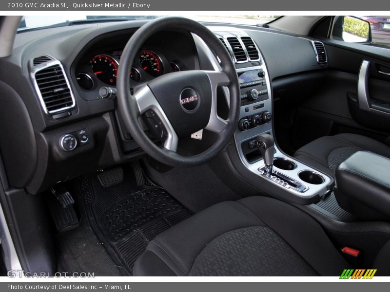 Quicksilver Metallic / Ebony 2010 GMC Acadia SL