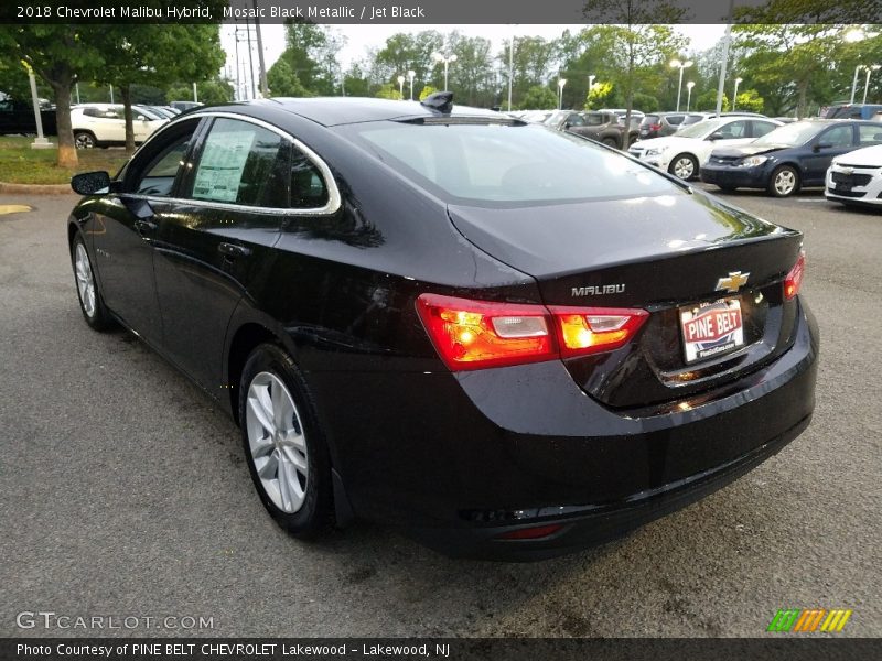 Mosaic Black Metallic / Jet Black 2018 Chevrolet Malibu Hybrid