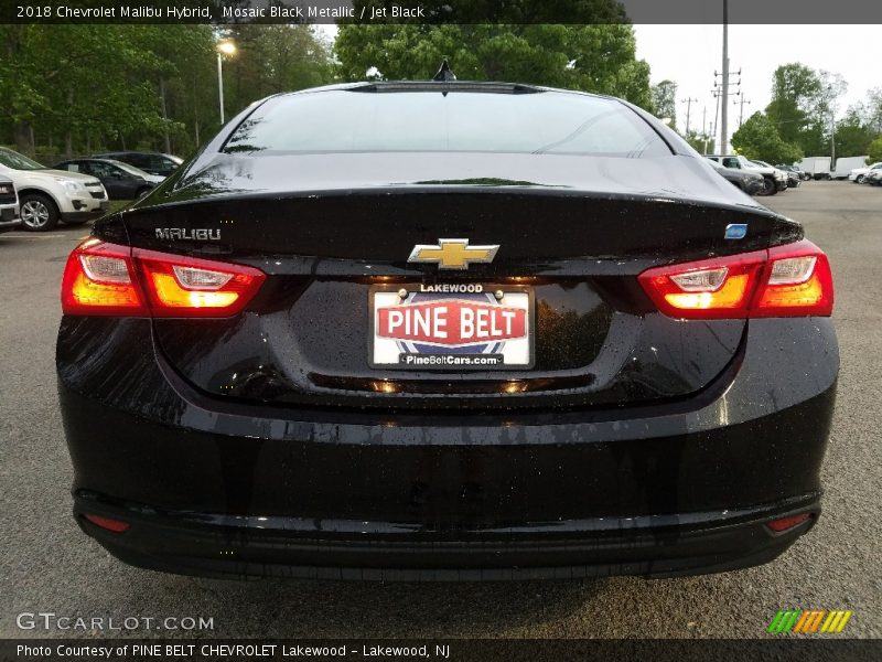 Mosaic Black Metallic / Jet Black 2018 Chevrolet Malibu Hybrid