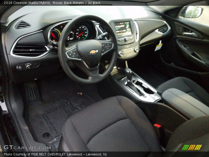 Mosaic Black Metallic / Jet Black 2018 Chevrolet Malibu Hybrid
