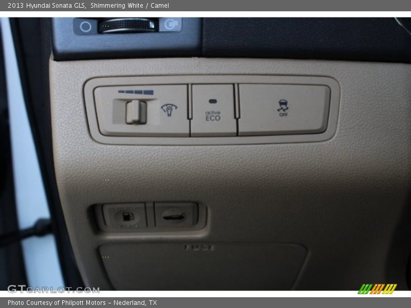 Shimmering White / Camel 2013 Hyundai Sonata GLS