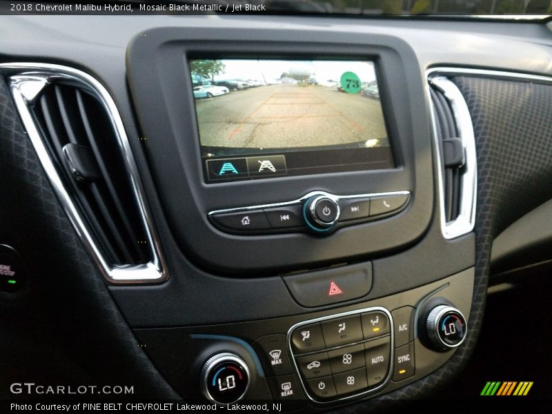 Mosaic Black Metallic / Jet Black 2018 Chevrolet Malibu Hybrid