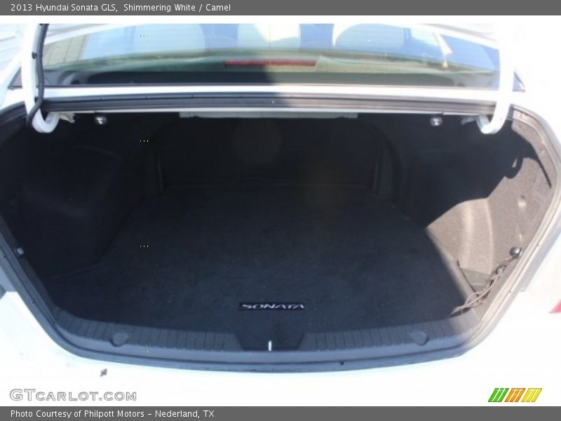 Shimmering White / Camel 2013 Hyundai Sonata GLS