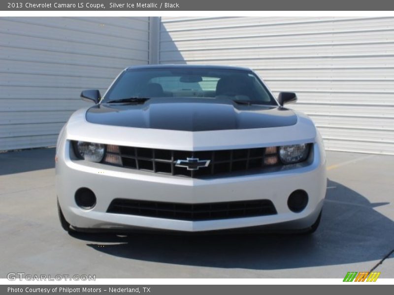 Silver Ice Metallic / Black 2013 Chevrolet Camaro LS Coupe