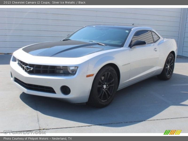 Silver Ice Metallic / Black 2013 Chevrolet Camaro LS Coupe