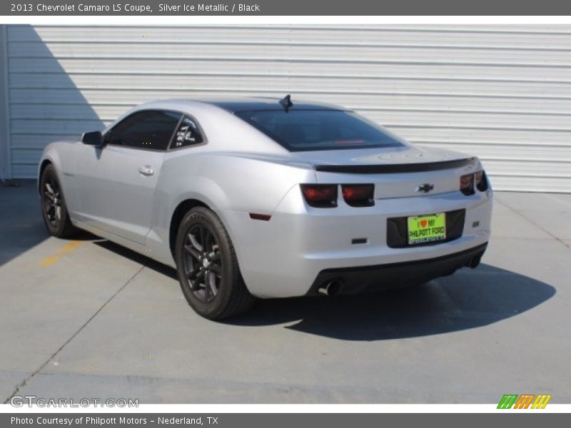 Silver Ice Metallic / Black 2013 Chevrolet Camaro LS Coupe