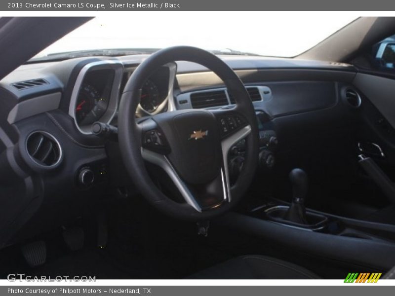 Silver Ice Metallic / Black 2013 Chevrolet Camaro LS Coupe