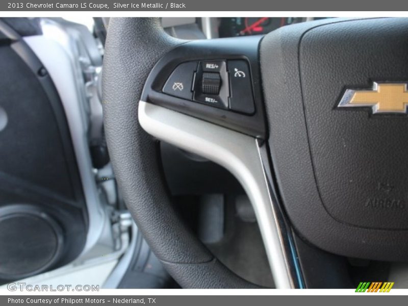 Silver Ice Metallic / Black 2013 Chevrolet Camaro LS Coupe