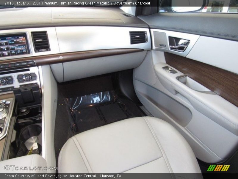 British Racing Green Metallic / Dove/Warm Charcoal 2015 Jaguar XF 2.0T Premium