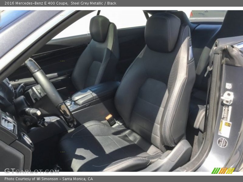 Steel Grey Metallic / Black 2016 Mercedes-Benz E 400 Coupe