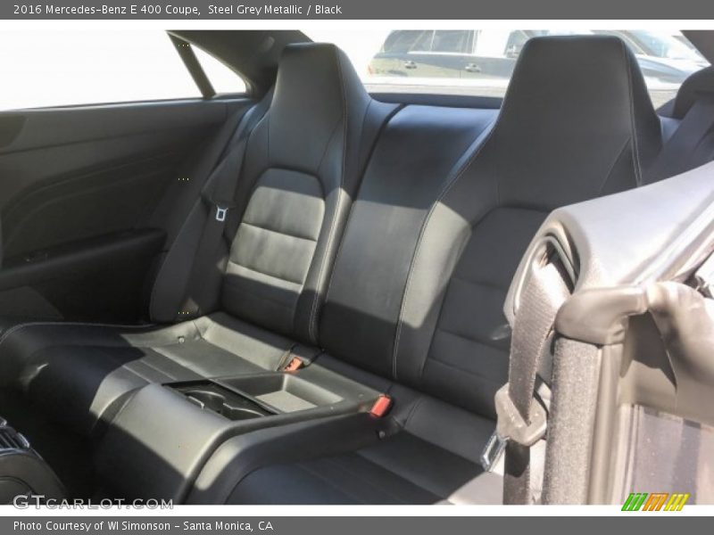 Steel Grey Metallic / Black 2016 Mercedes-Benz E 400 Coupe