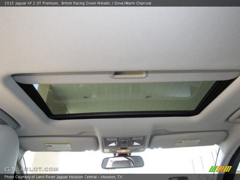 British Racing Green Metallic / Dove/Warm Charcoal 2015 Jaguar XF 2.0T Premium