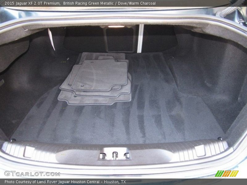 British Racing Green Metallic / Dove/Warm Charcoal 2015 Jaguar XF 2.0T Premium