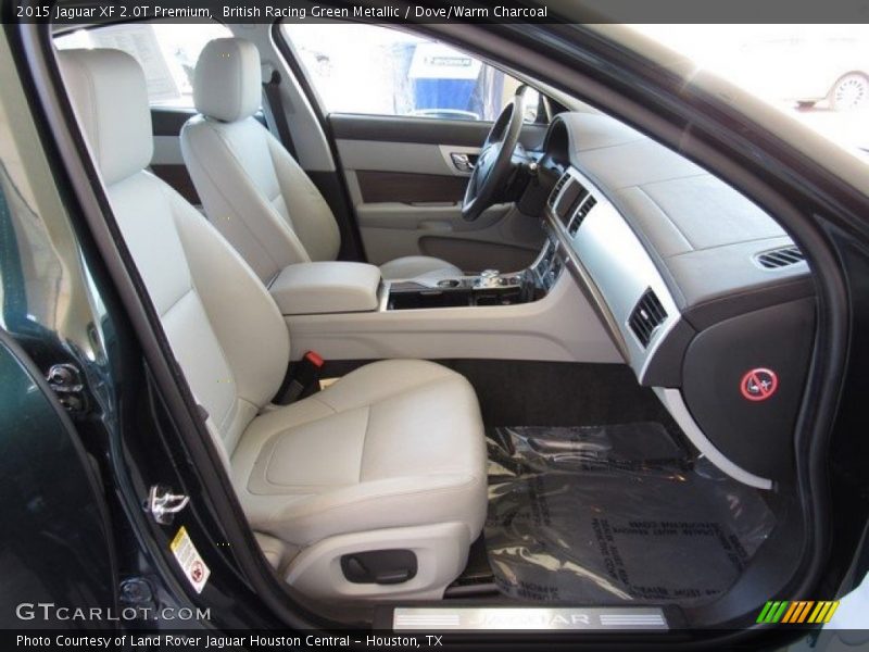 British Racing Green Metallic / Dove/Warm Charcoal 2015 Jaguar XF 2.0T Premium