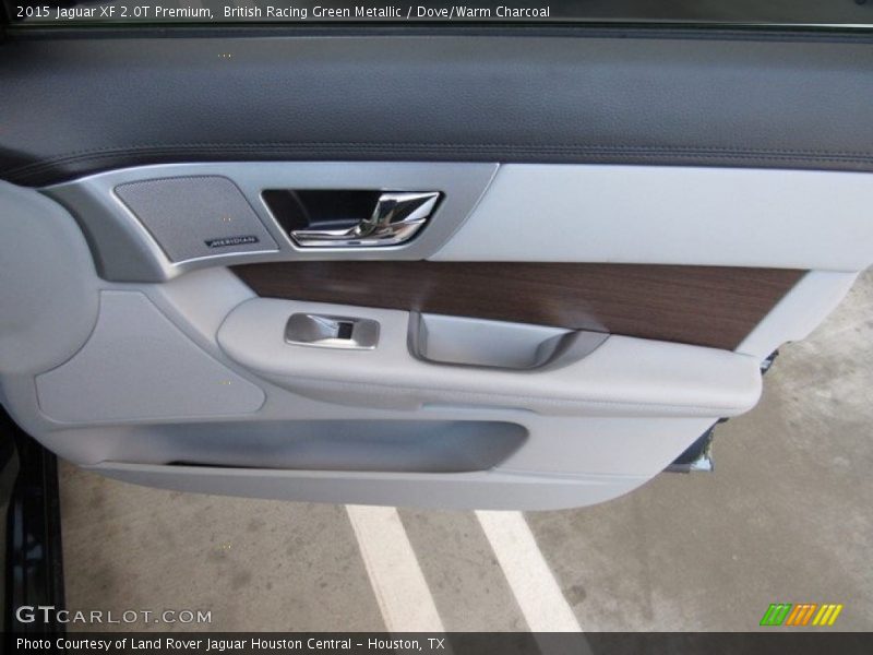 British Racing Green Metallic / Dove/Warm Charcoal 2015 Jaguar XF 2.0T Premium