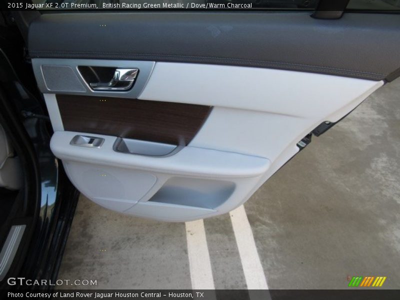 British Racing Green Metallic / Dove/Warm Charcoal 2015 Jaguar XF 2.0T Premium