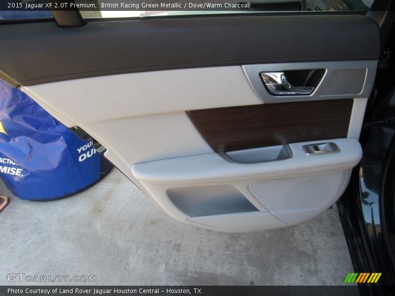British Racing Green Metallic / Dove/Warm Charcoal 2015 Jaguar XF 2.0T Premium