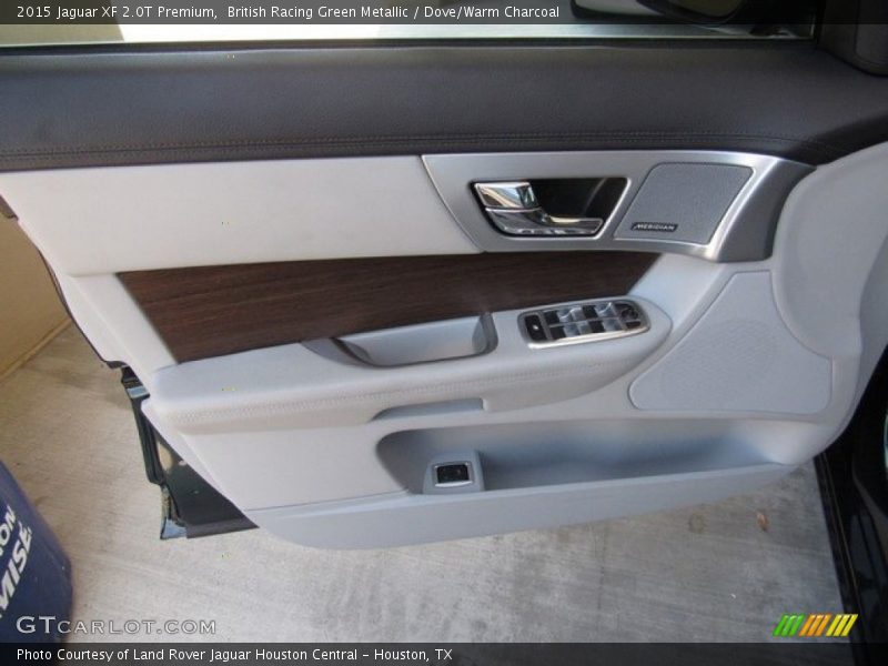 British Racing Green Metallic / Dove/Warm Charcoal 2015 Jaguar XF 2.0T Premium